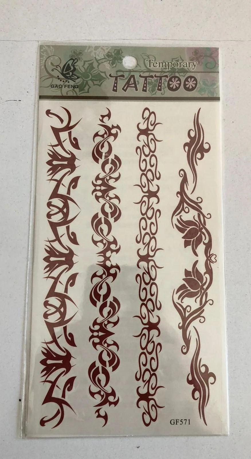 Yapıştırma Sticker Dövme Bel sırt Geçici Dövmesi