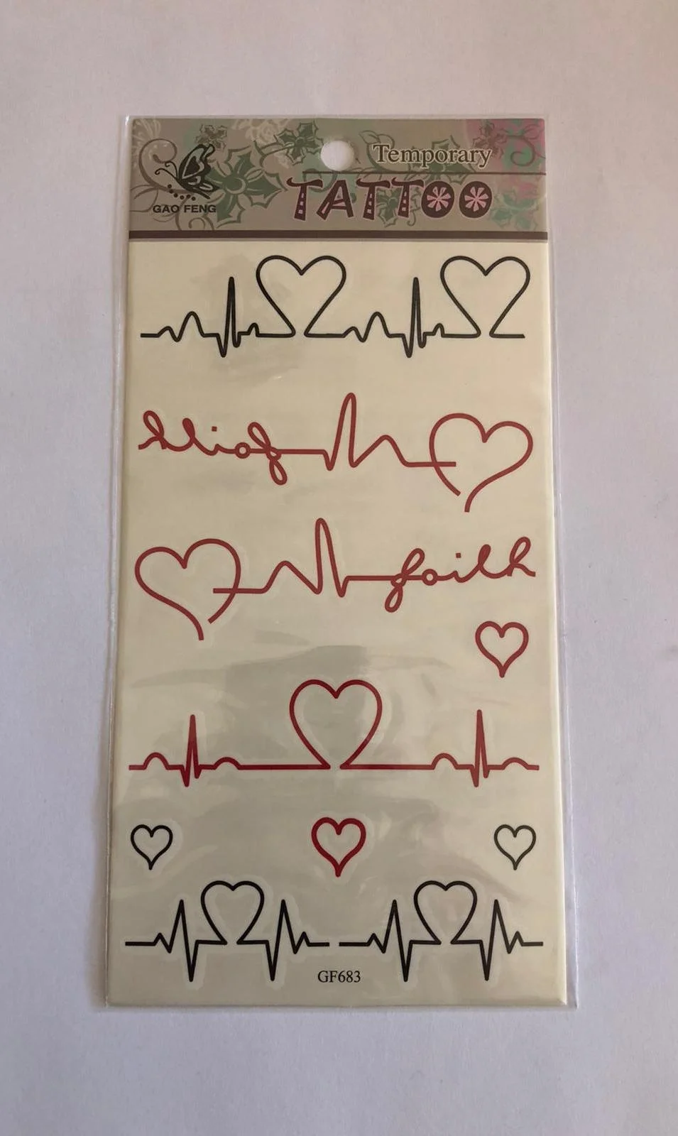 Nabız Yapıştırma Sticker Dövme Geçici Dövme Temporary Tattoos