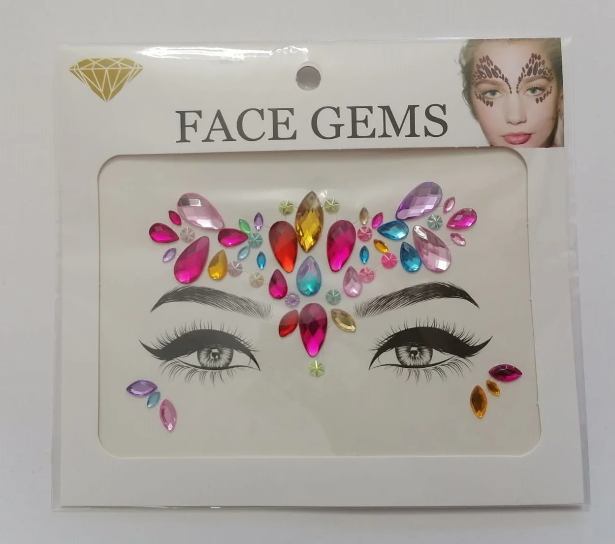 Face Gems Yüz Taşı Model1