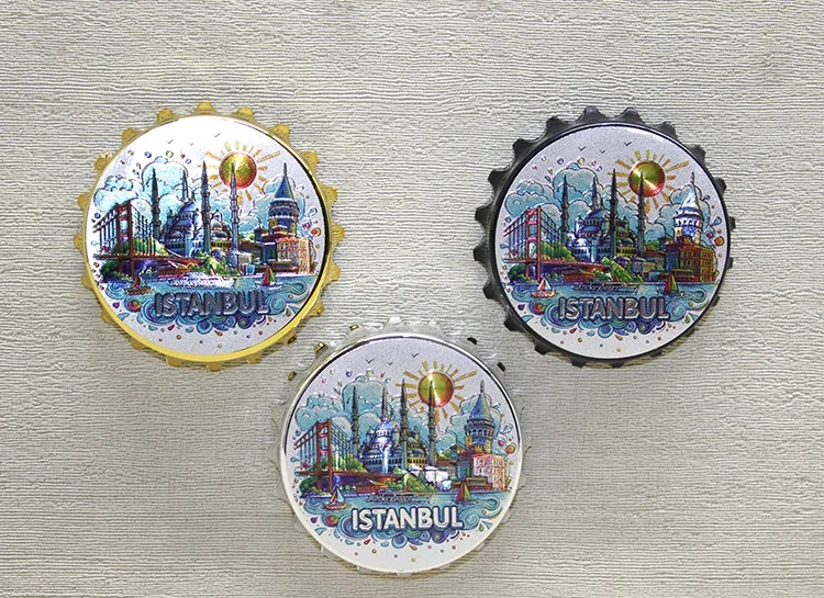 İstanbul Temalı Metal Magnet Alk4341