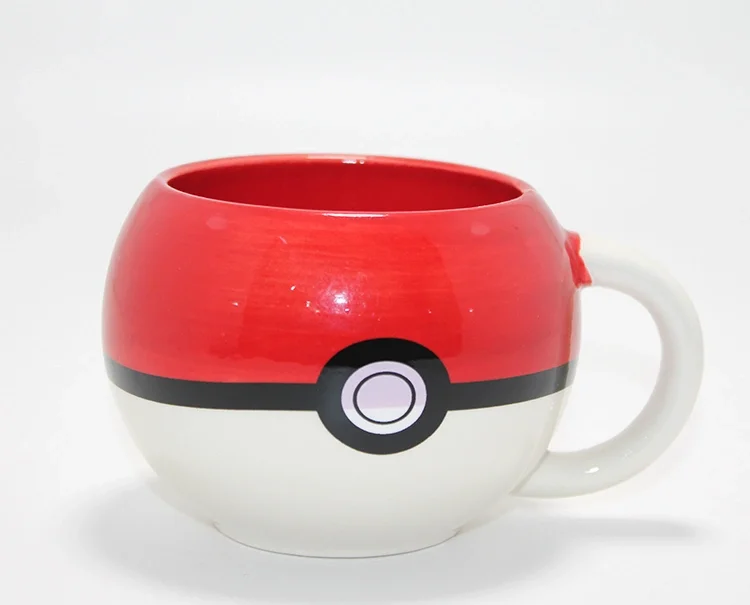Pokemon Pokeball Tasarımlı 3D Porselen Kupa Bardak Alk4498