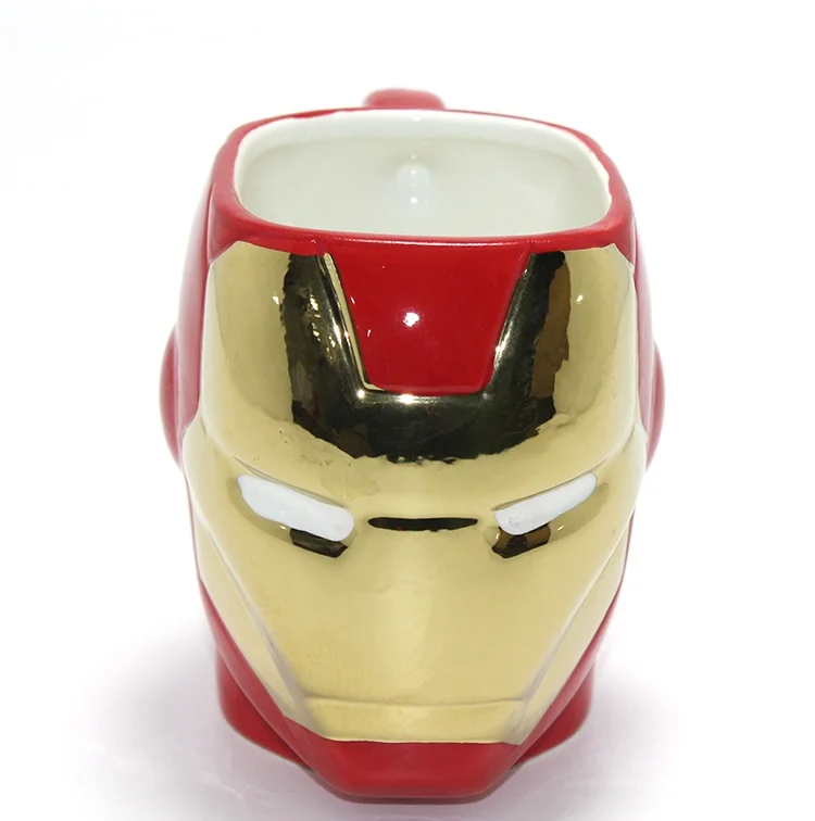 3D İron Man Tasarımı Porselen Kupa Bardak Alk4499