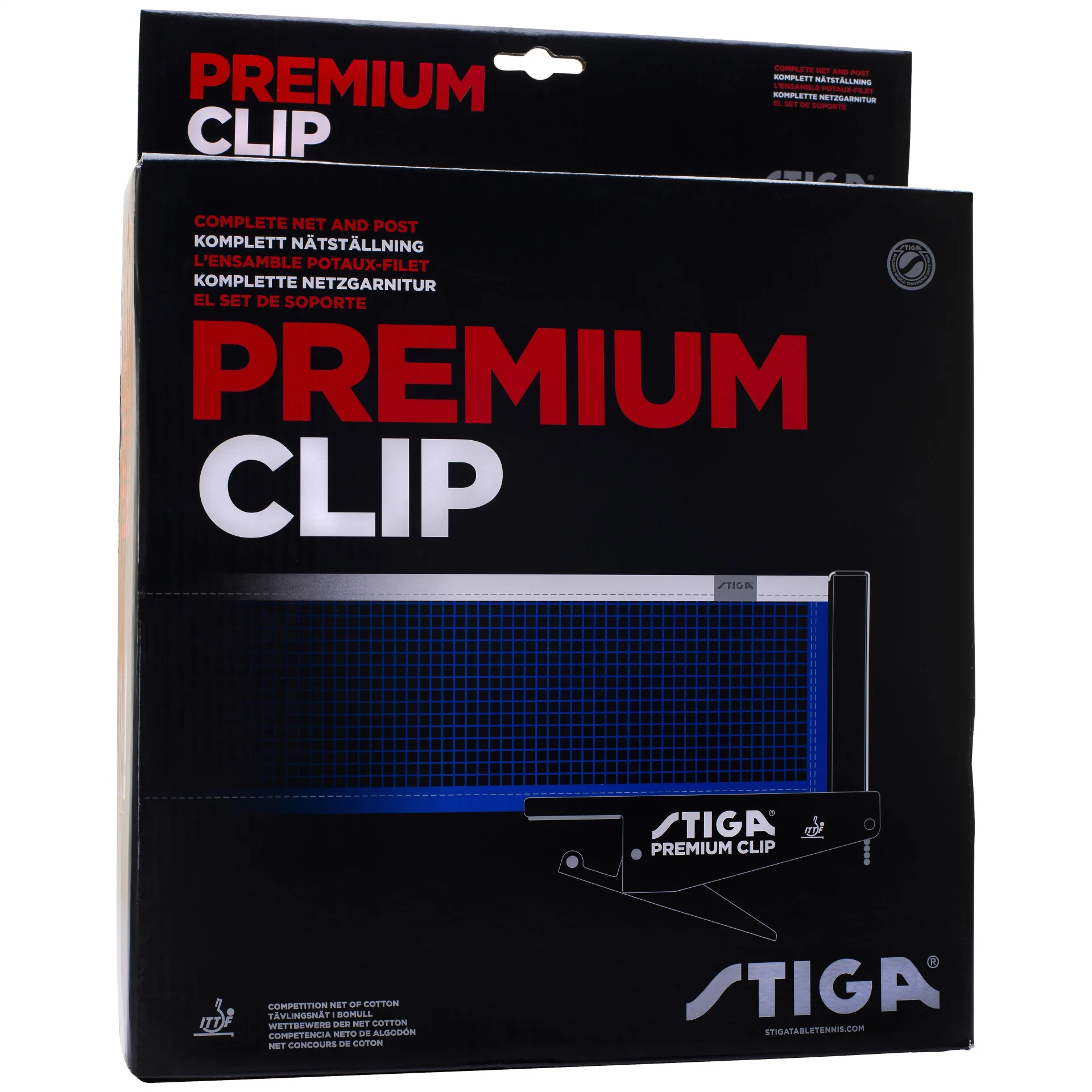 Stiga Net And Post Premıum Clıp Ittf Masa Tenisi Filesi 639000