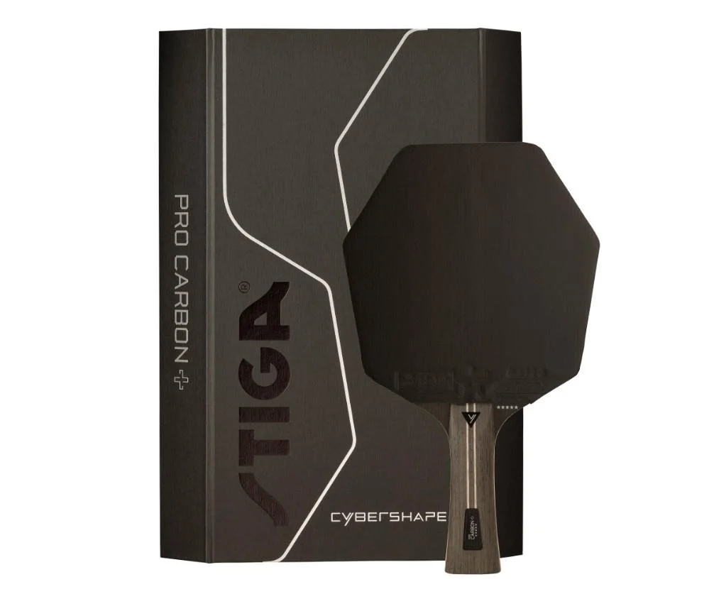 Stiga Bat Pro Carbon Plus Cybershape 5 Star Masa Tenisi Raketi 1215-0401-35