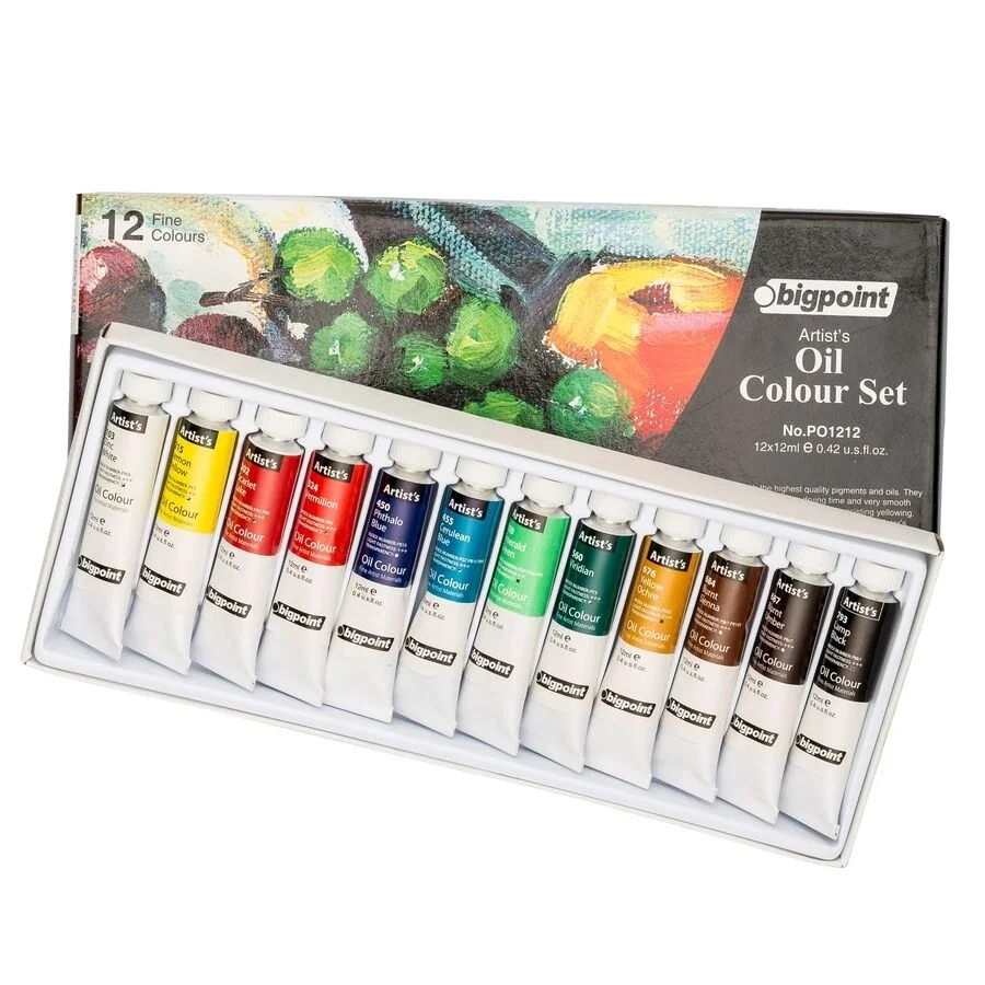Bigpoint Yağlı Boya Seti 12 Renk x 12 ml.