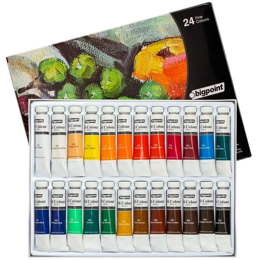 Bigpoint Yağlı Boya Seti 24 Renk x 12 ml.