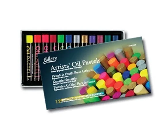 Mungyo Gallery Yağlı (Oil) Pastel Boya Seti Metalik ve Neon Renkler 12 Renk