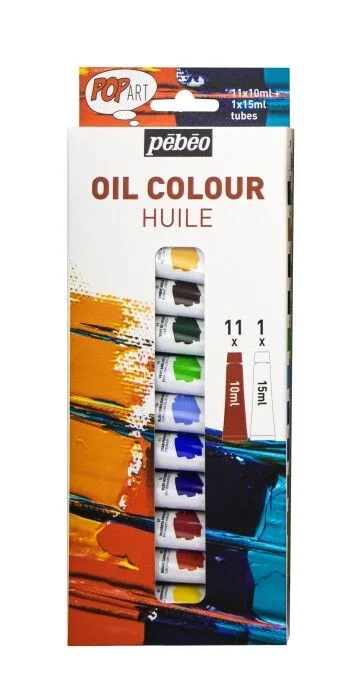 Pebeo Pop Art Yağlı Boya Seti 12 Renk