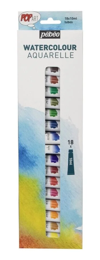 Pebeo Pop Art Sulu Boya Seti 18 Renk x 10 ml.