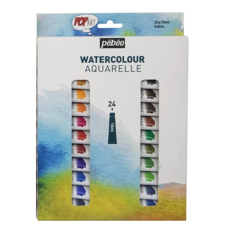 Pebeo Pop Art Sulu Boya Seti 24 Renk x 10 ml.