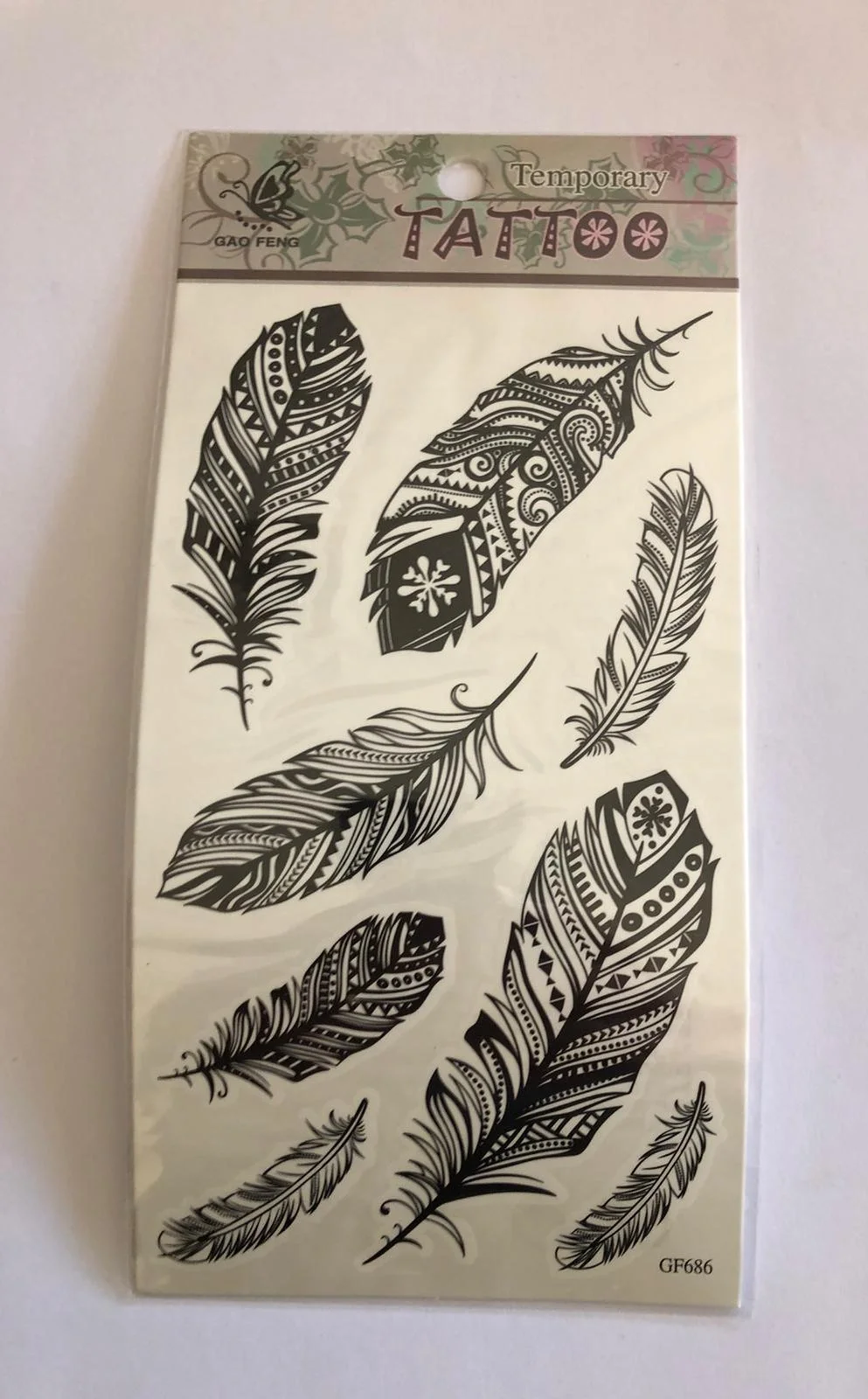 Tüyler Yapıştırma Sticker Dövme Geçici Dövme Temporary Tattoos