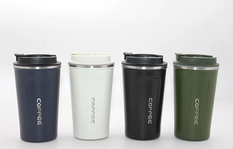 500 ml Paslanmaz Çelik Termos Mug - Çift Katmanlı Sızdırmaz Kahve Kupası ALK3134