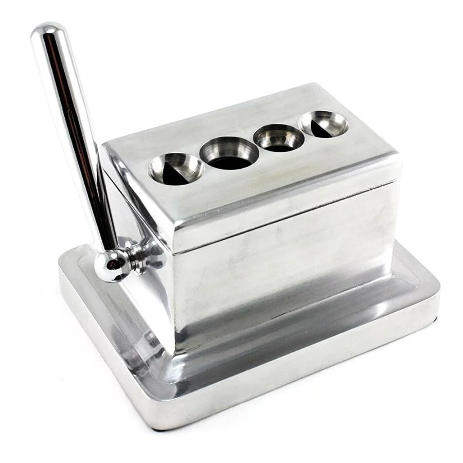 Firstland Quad Metal Masa Puro Kesici Giyotin Krom 4lü