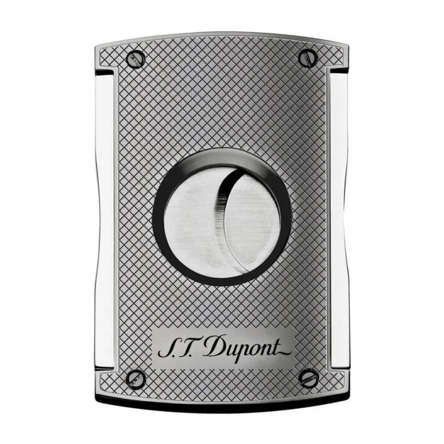 St.Dupont Puro Kesici S-Cut Krom Grid Kare Desen 03257
