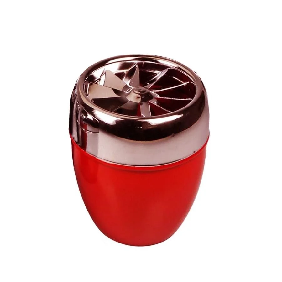 Bas-Çevir Türbin Metal Hazneli Küllük Kırmızı 9cm
