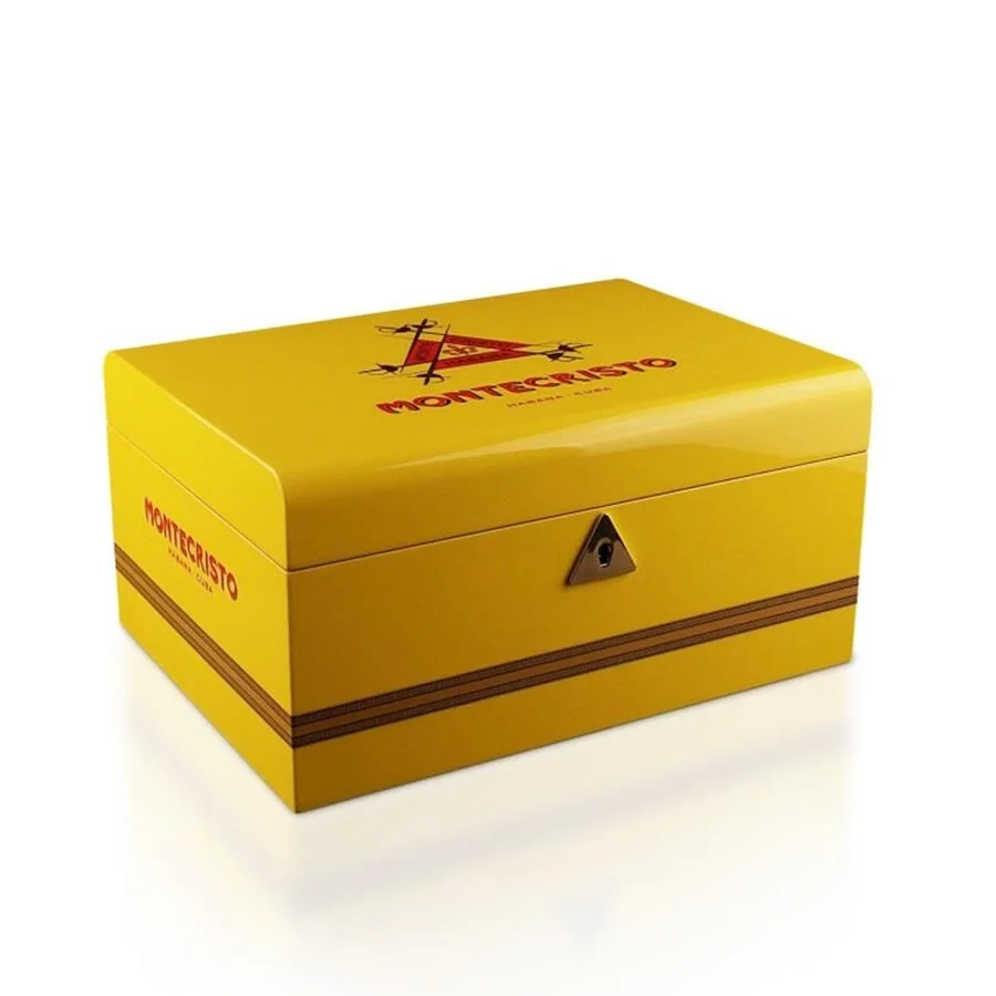 MonteCristo Humidor Puro Kutusu Sarı Lake 50's