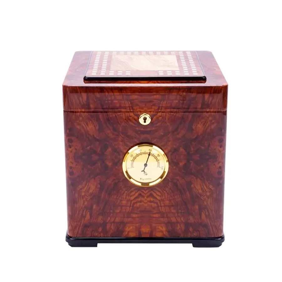 Cohiba İspanyol Sedir Humidor Puro Kutusu Ceviz 60s