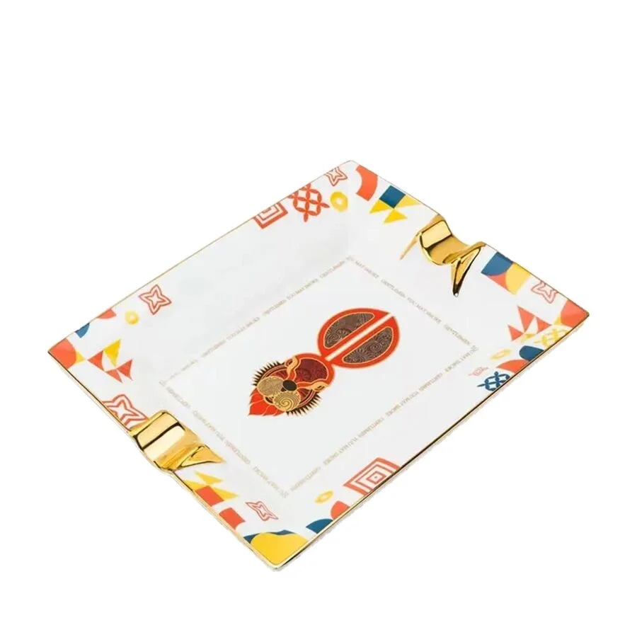 Lubinski 2023 Rabbit Porselen Puro Küllüğü Beyaz/Gold 2li