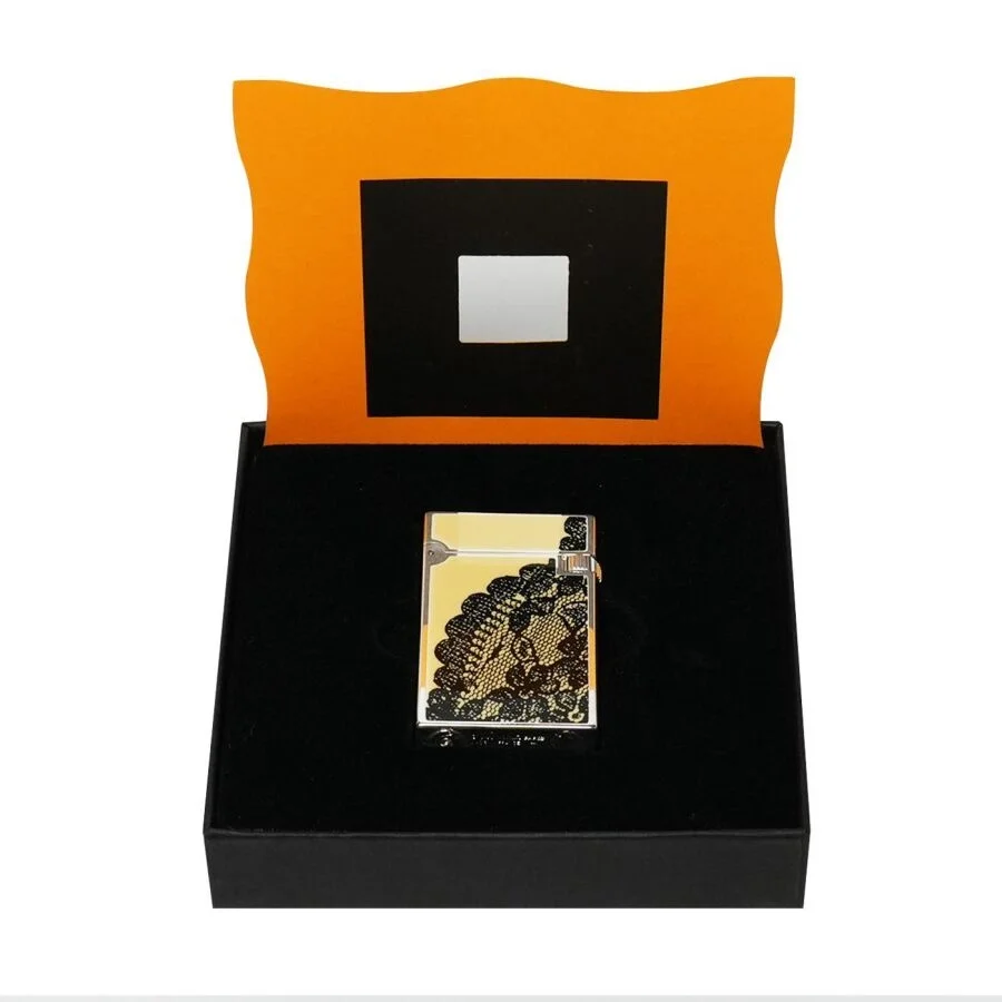 S.T. Dupont Çakmak 2001 Fantaisies Chantilly Noir Limited Edition
