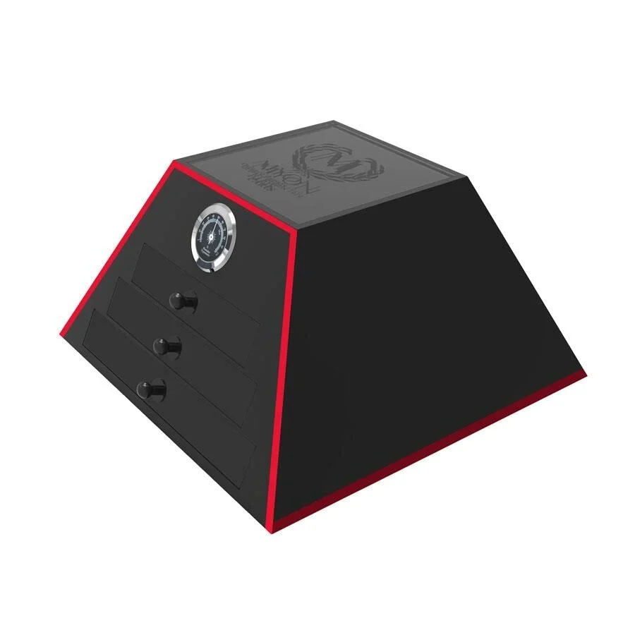 Myon Paris Pyramid Humidor Puro Kutusu Mat Siyah 50's