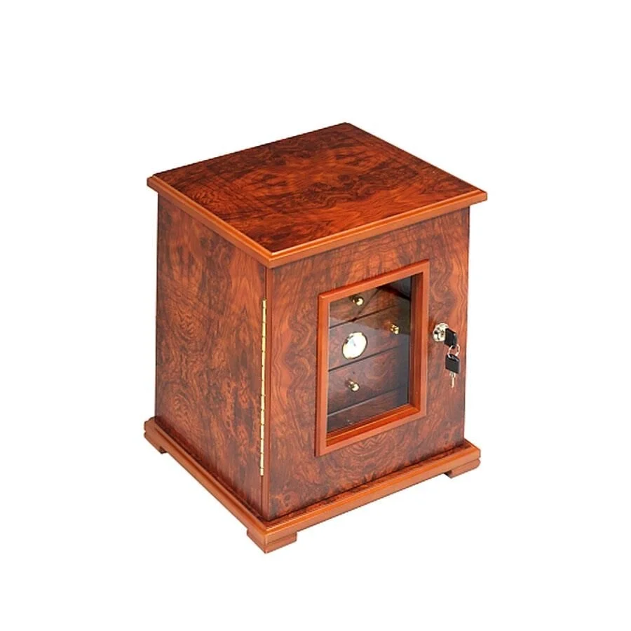 Lubinski İtaly 5 Çekmeceli Humidor Puro Kutusu Karaağaç 100's