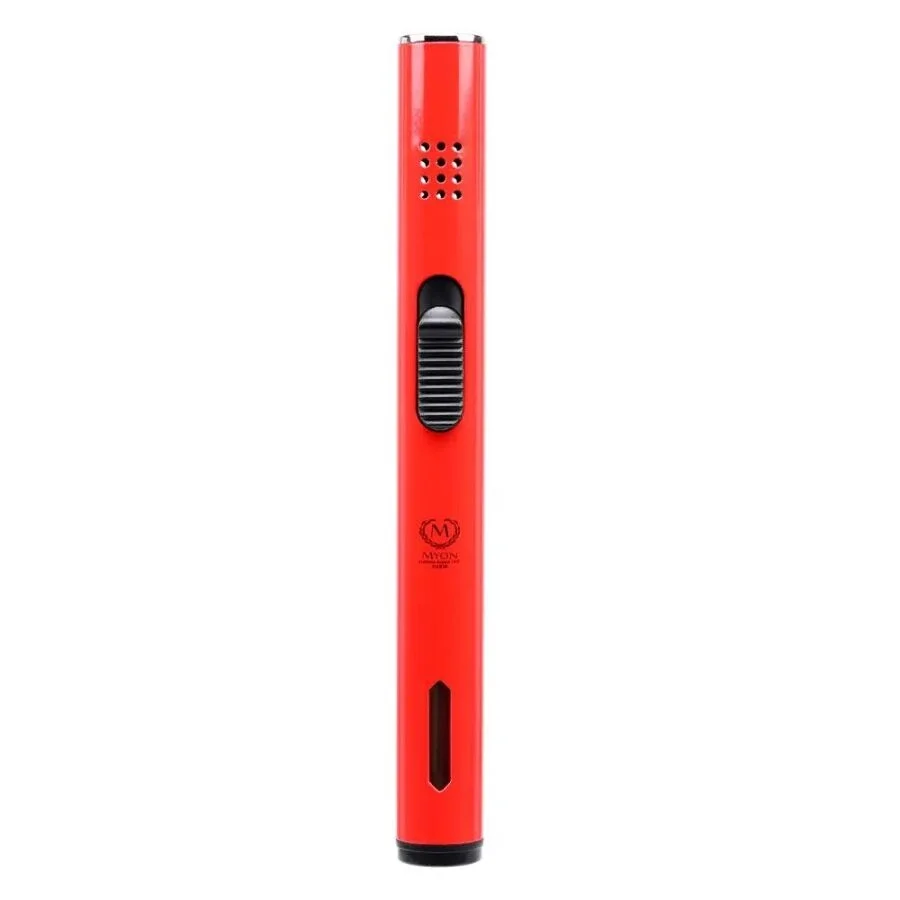 Myon 1 Pürmüz Alev Uzun Puro ve Barbekü Çakmağı Kırmızı