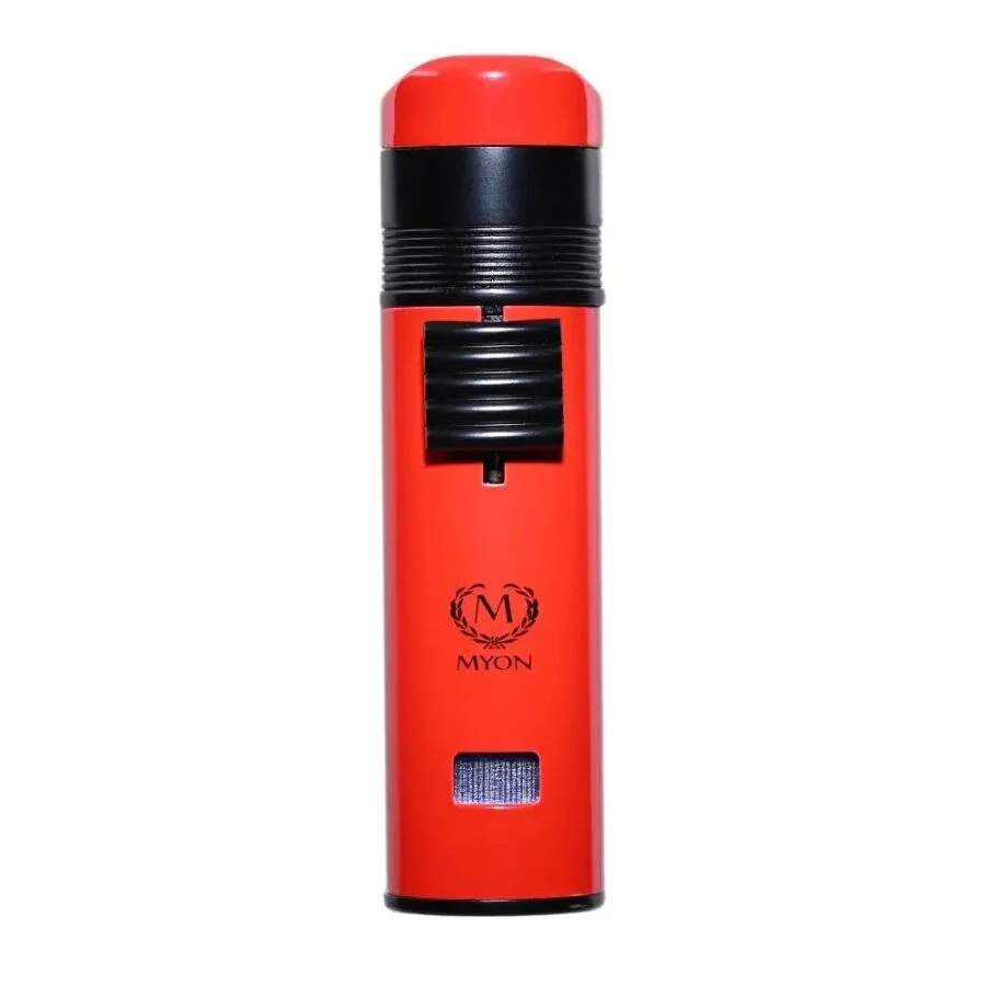 Myon Bayonet 3 Pürmüz Alev Delicili Puro Çakmağı Kırmızı