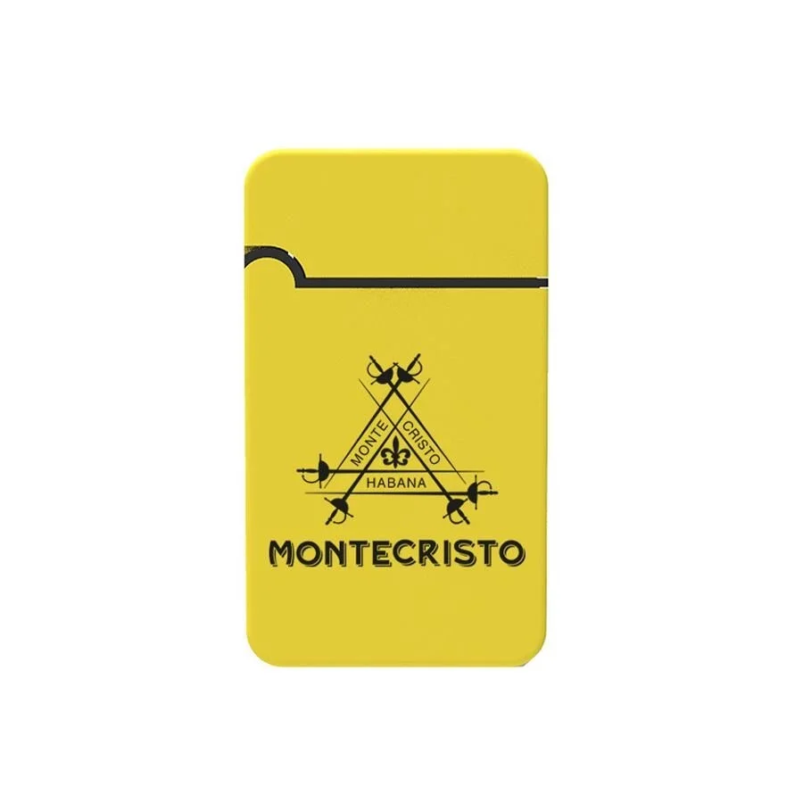 MonteCristo Plastik Jet Alev Delicili Puro Çakmağı Sarı