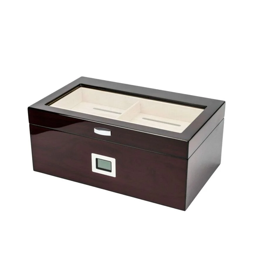 Cedar Alman Puro Kutusu Humidor Parlak Kiraz 80's