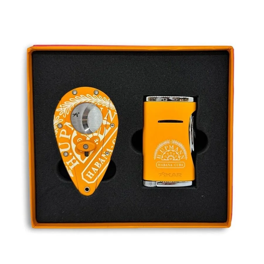 Xikar H.Upmann Sarı Puro Çakmağı ve Kesici Seti