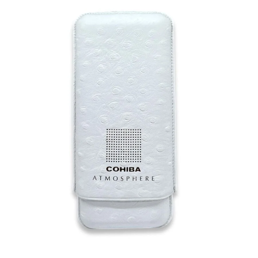 Cohiba Atmosphere Deri Puro Kılıfı 3lü Beyaz (64Ring)