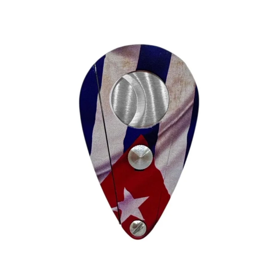 Cuban Flag  Yaprak Model Metal Puro Kesici Krom (56Ring)