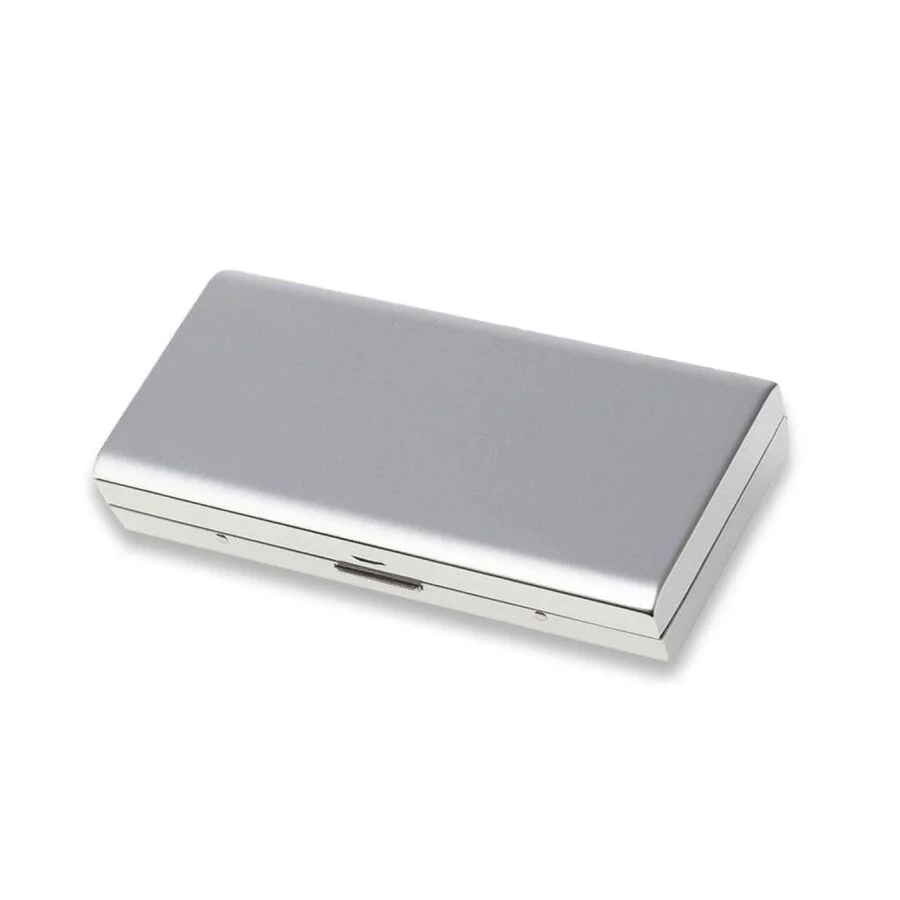 Pearl Japan Erika Metal Uzun Sigara Tabakası Krom Satin 12li