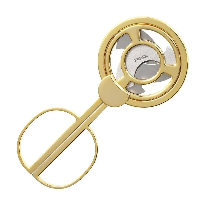 Pearl Japan 3 Bıçaklı Puro Kesici Makas Gold (60Ring)