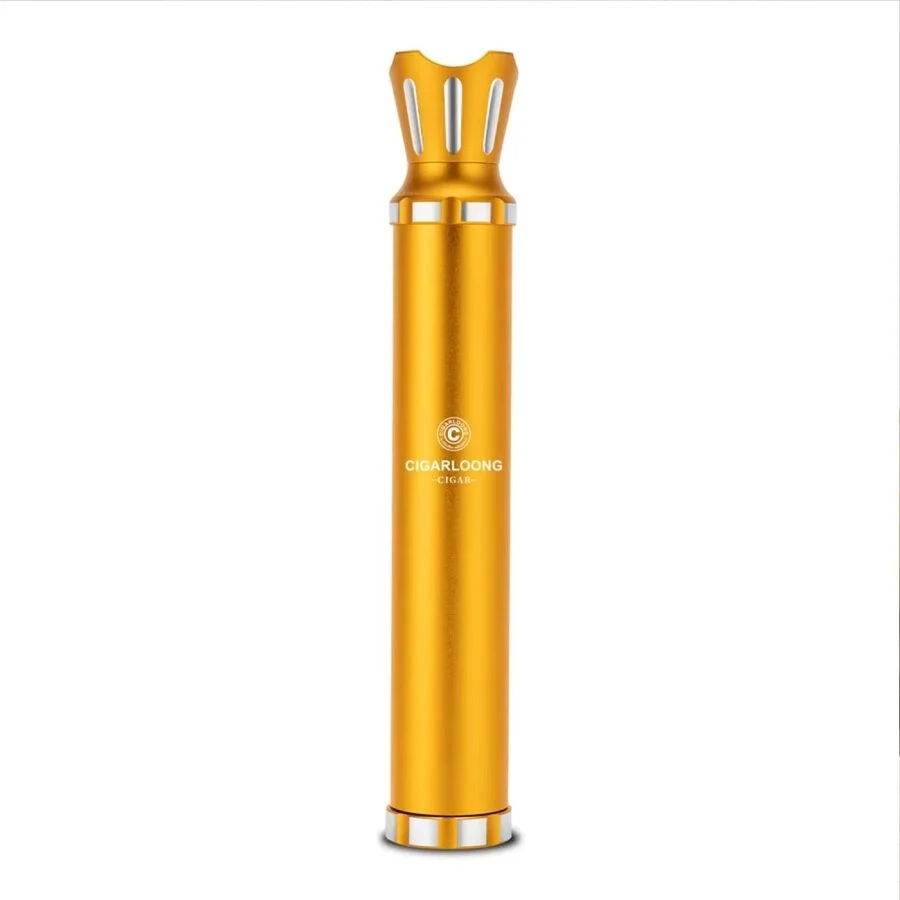 Cigarloong Metal Puro Kılıfı Delicili Sehpalı Tekli Gold 60 Ring