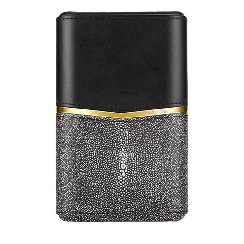 Croco Desenli Sedirli Deri Puro Kılıfı 4'lü Grey 58Ring