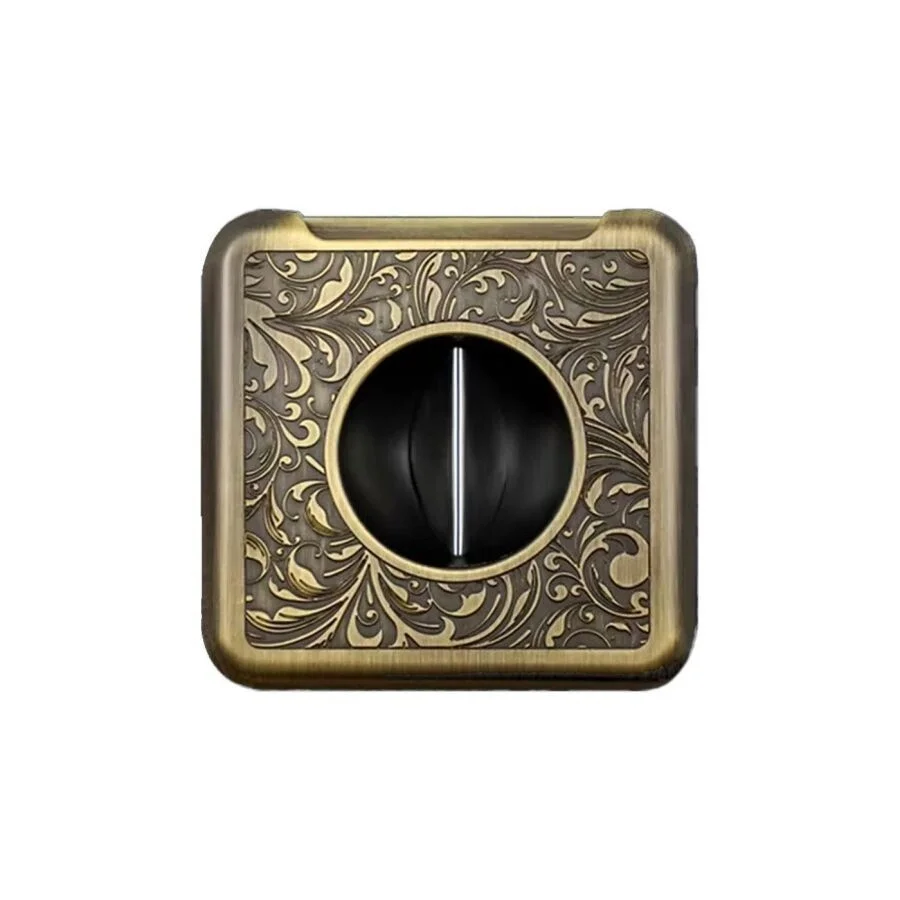 Cigarloong Çok Foksiyonlu Metal Puro V Kesici Antik Bronze