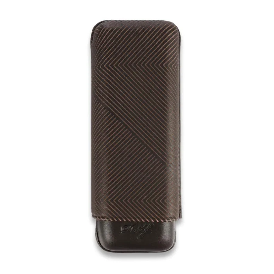 Davidoff Leaf Deri Puro Kılıfı Kahve XL 2li 64 Ring