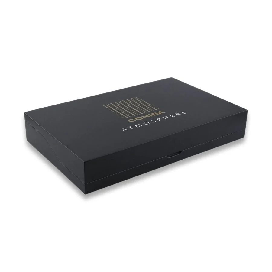 Cohiba Atmosphere Mat Siyah Humidor Puro Kutusu 25's