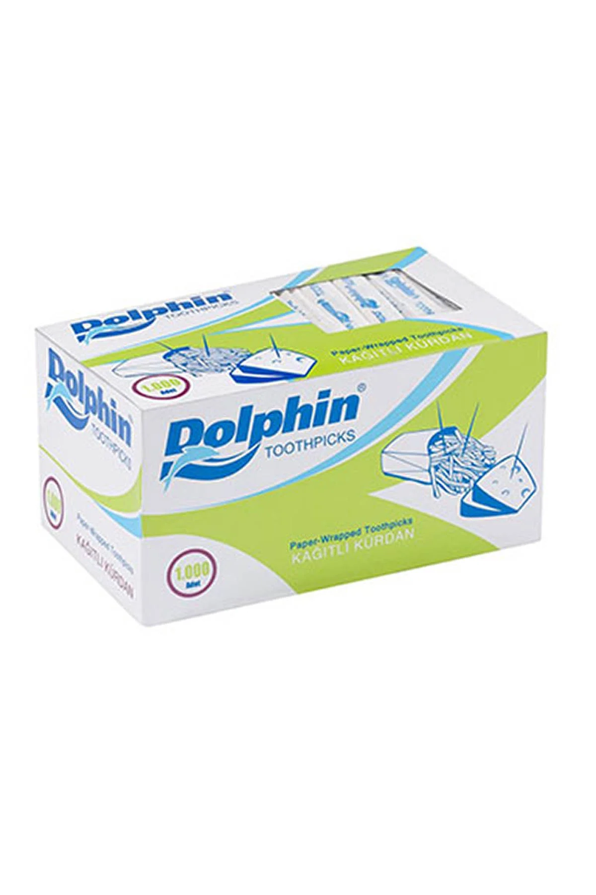 Dolphin Kağıtlı Kürdan 1000 Adet