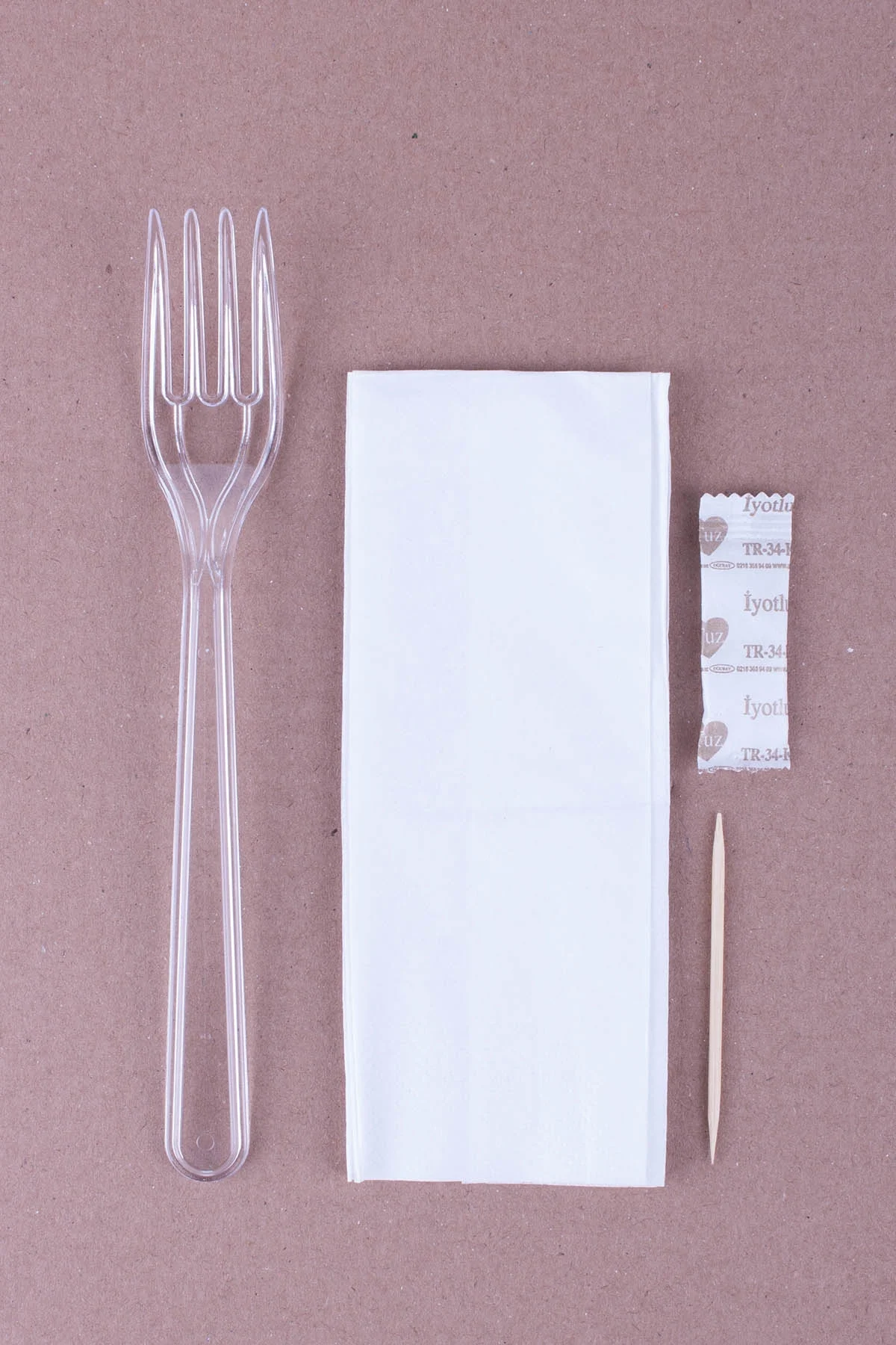 Paket Servis Yemek Seti 4 Parça