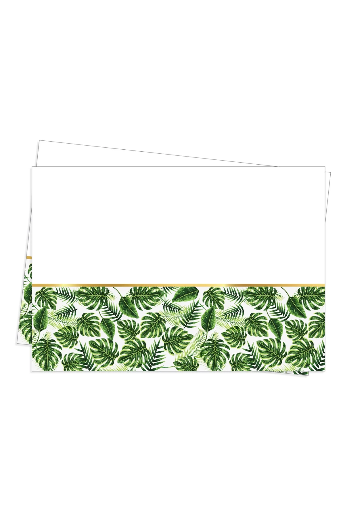 Altın simli yeşil roll-up masa örtüsü 120x180cm