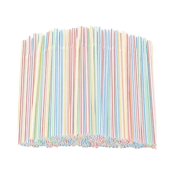 Dolphin Körüklü Plastik Pipet 5 mm * 22 cm 200 Adet