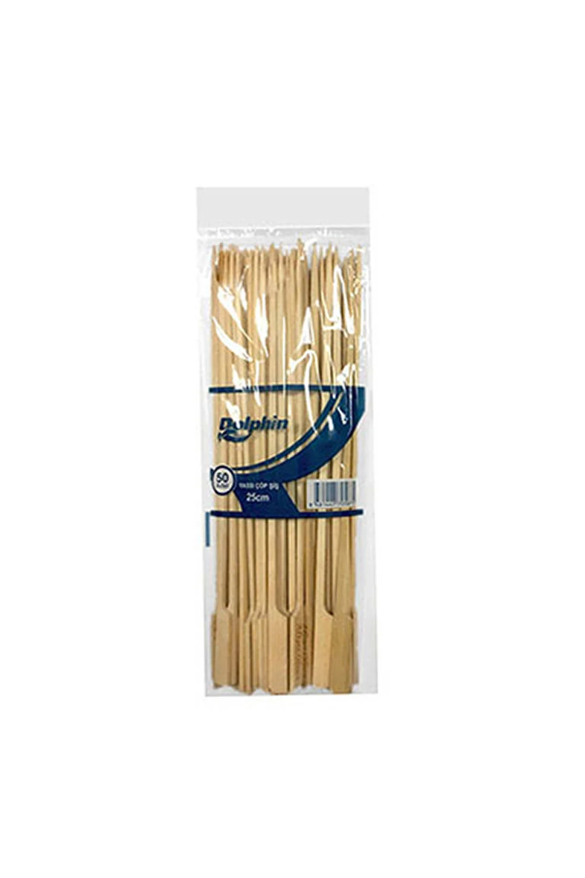 Dolphin Bambu Yassı Çöp Şiş 25 cm 50 Adet