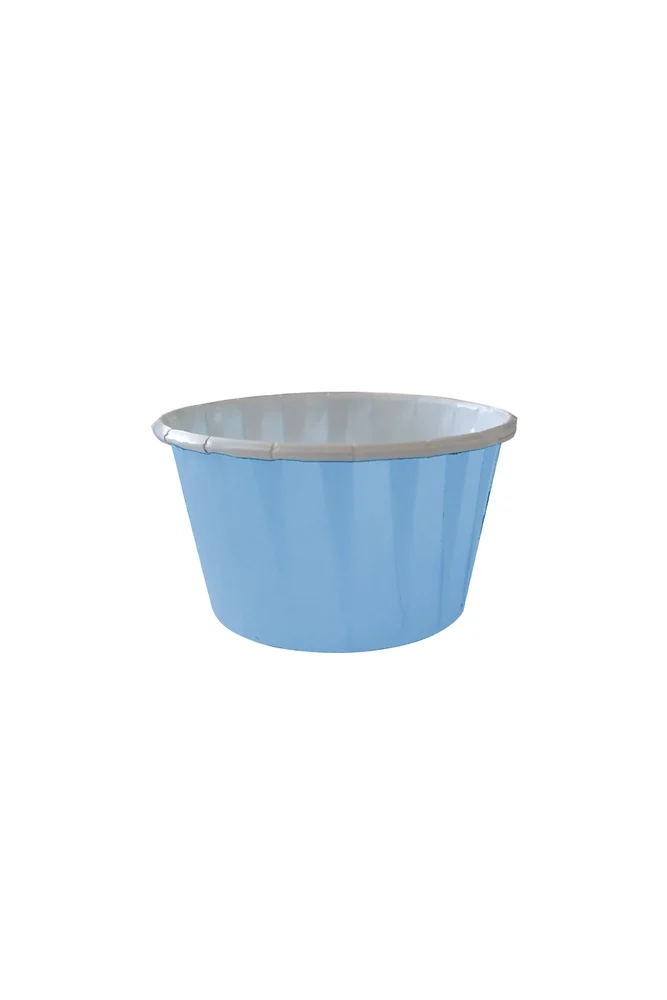Roll-up Muffin Kek Kapsülü Mat Mavi 50 Adet