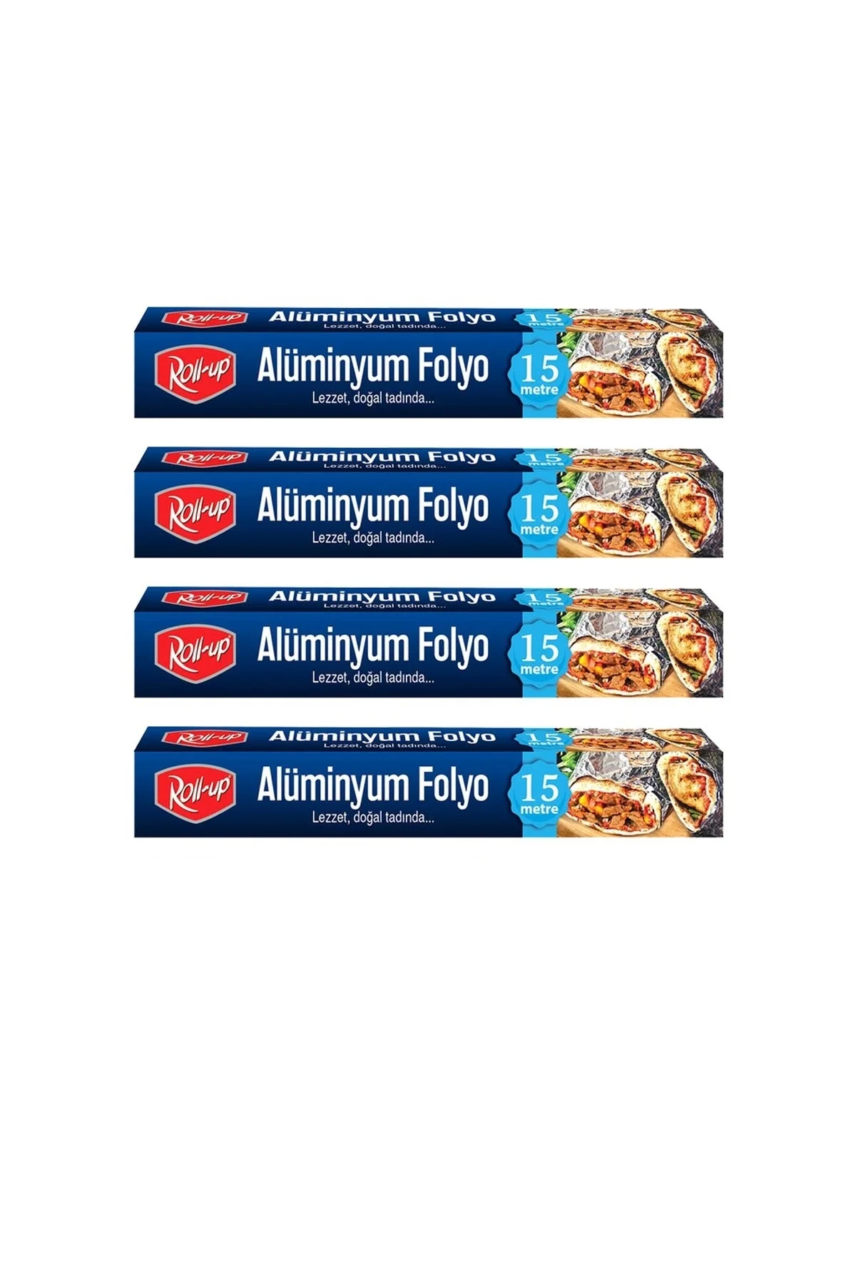 Roll-Up Alüminyum Folyo Seti 30cm x 15 m 10mic 4 Adet