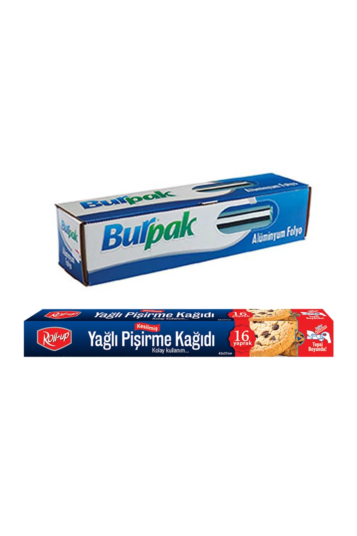 Roll-Up Alüminyum Folyo Ve Pişirme Kağıdı 2 Parça Ekonomik Mutfak Seti 4