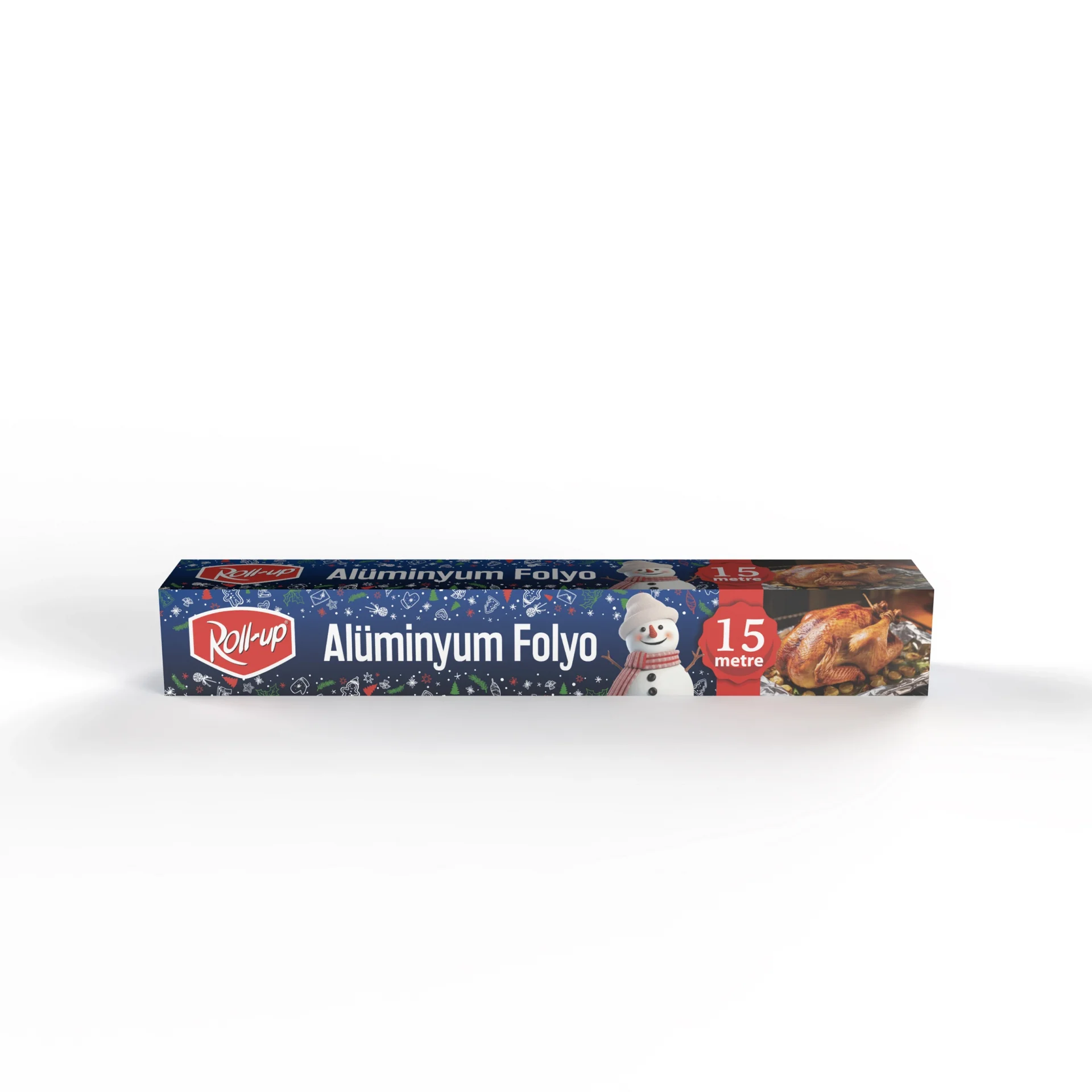Roll-Up Kış Temalı Alüminyum Folyo 30cm x 15m 10mic 1 Adet