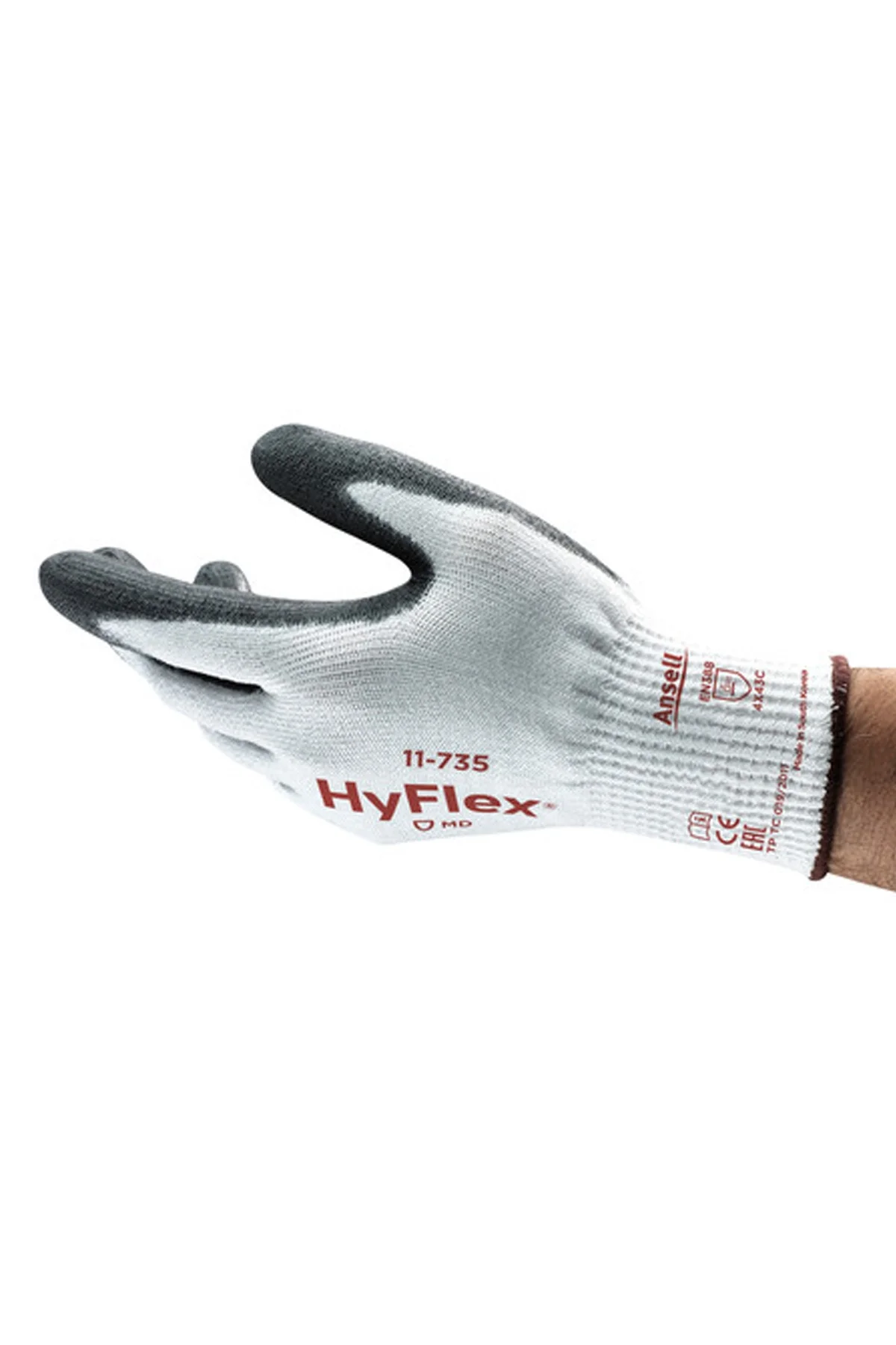 Ansell- HYFLEX® 11-735 Kesilmeye Karşı Mekanik Korumalı İş Eldiveni 1 Çift (9 Beden / L)