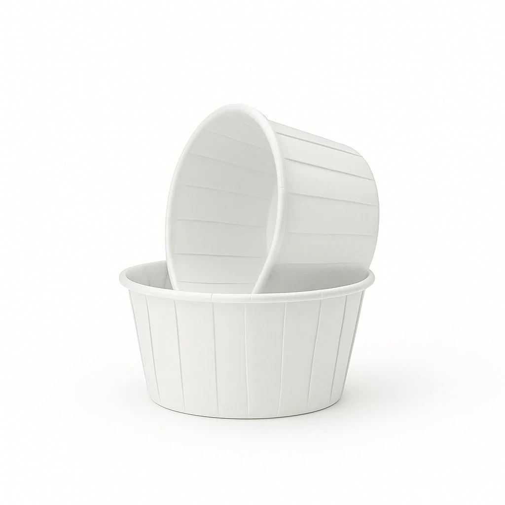 Roll-up Muffin Kek Kapsülü Beyaz 50 Adet